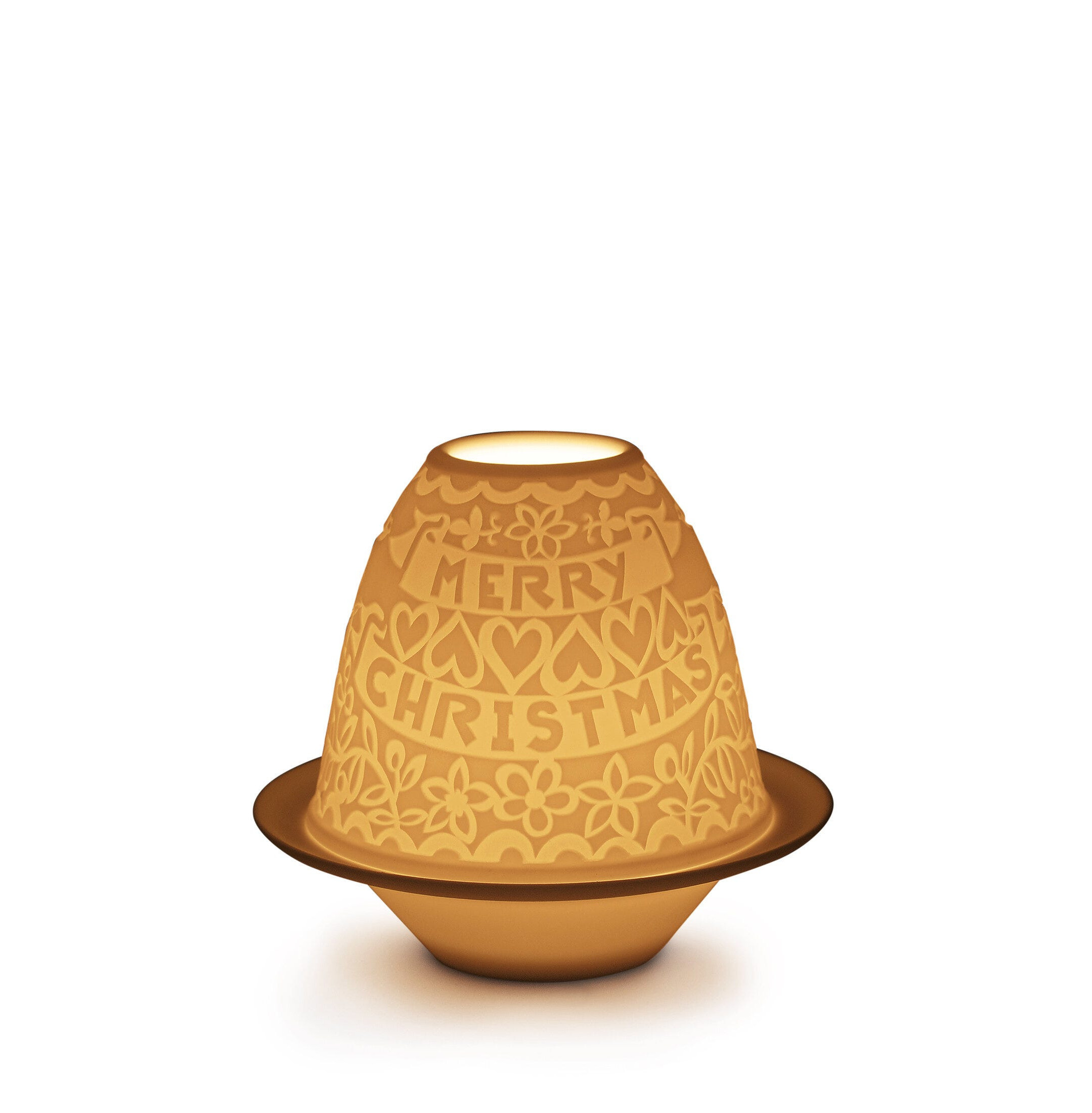 Granice Bożonarodzeniowy litofan z talerzem Granice Bożonarodzeniowy litofan z talerzem