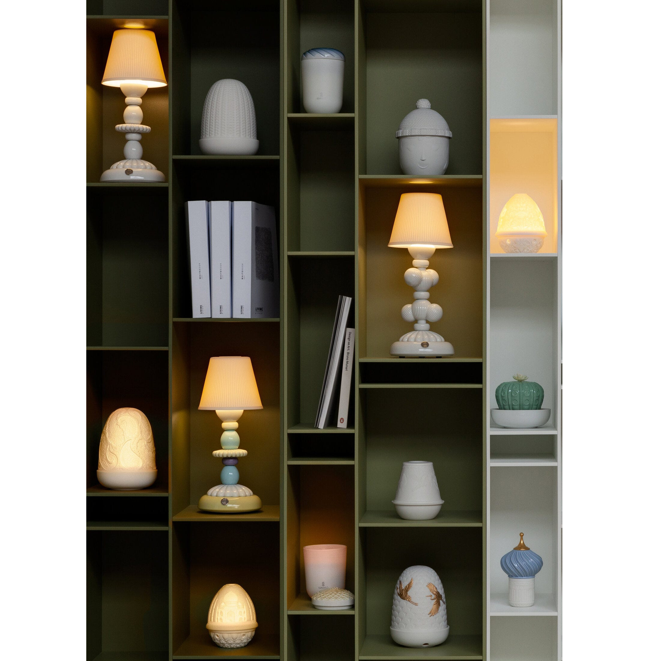 Lampa stołowa Kaktus Firefly. Biały Lampa stołowa Kaktus Firefly. Biały