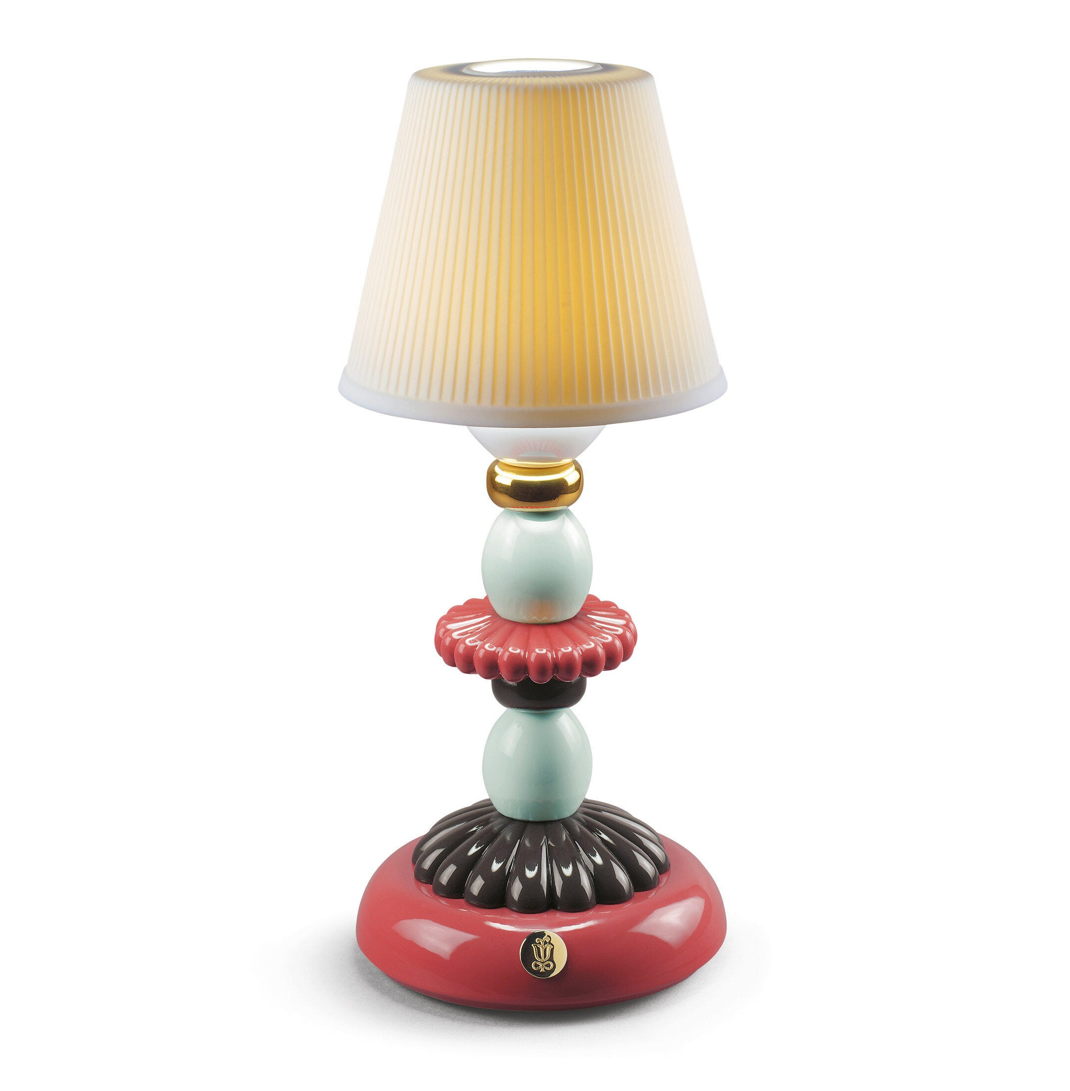 Lampa stołowa Lotus Firefly Golden Fall. Czerwony koral Lampa stołowa Lotus Firefly Golden Fall. Czerwony koral