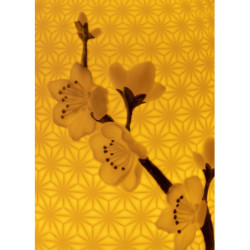 Lampa stołowa kopułowa z kwiatami wiśni Lampa stołowa kopułowa z kwiatami wiśni