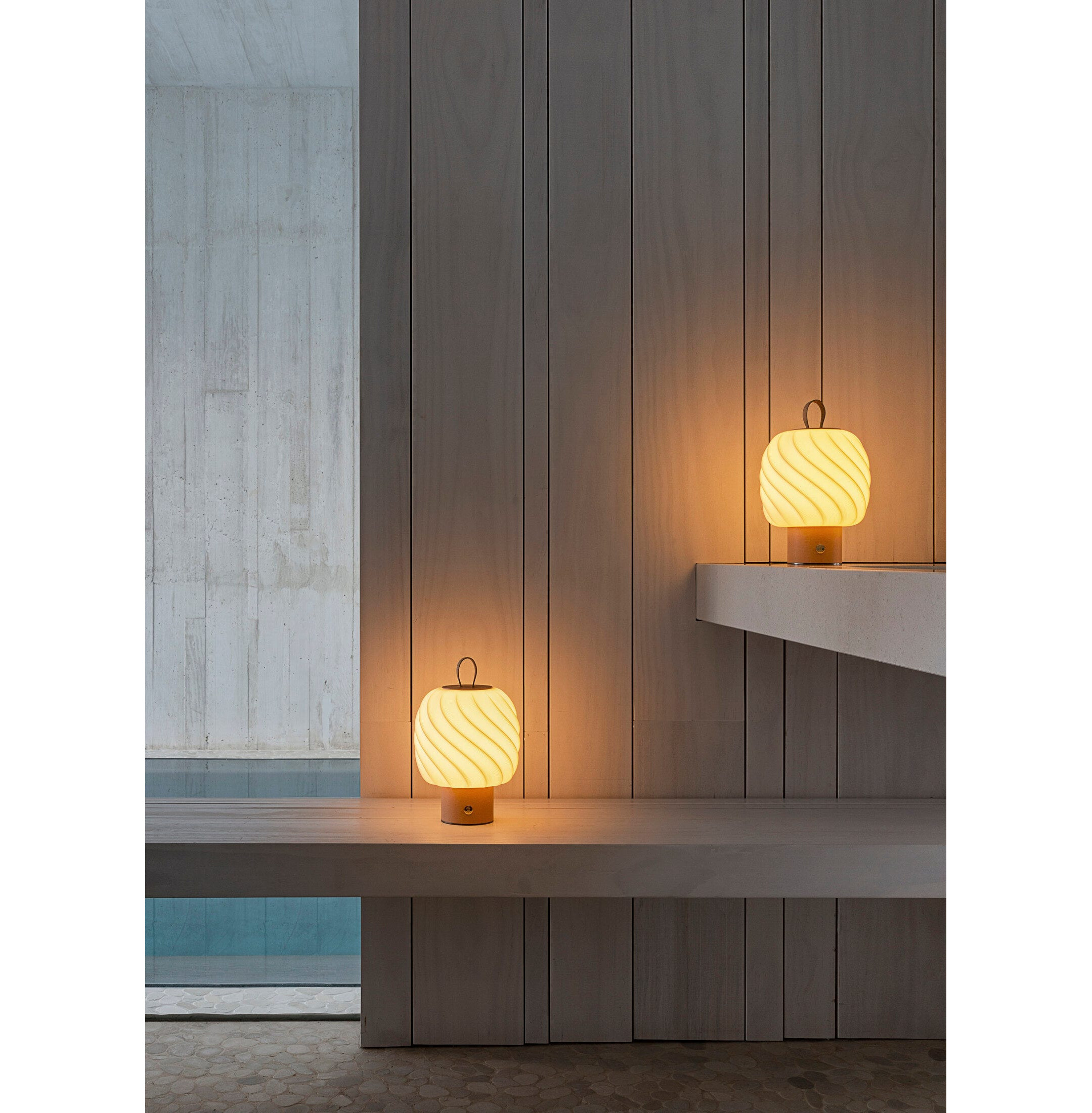 Przenośna lampa do lodów. Średni. Goły Przenośna lampa do lodów. Średni. Goły