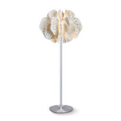 Lampa podłogowa Nightbloom (biało-złota) (CE) Lampa podłogowa Nightbloom (biało-złota) (CE)
