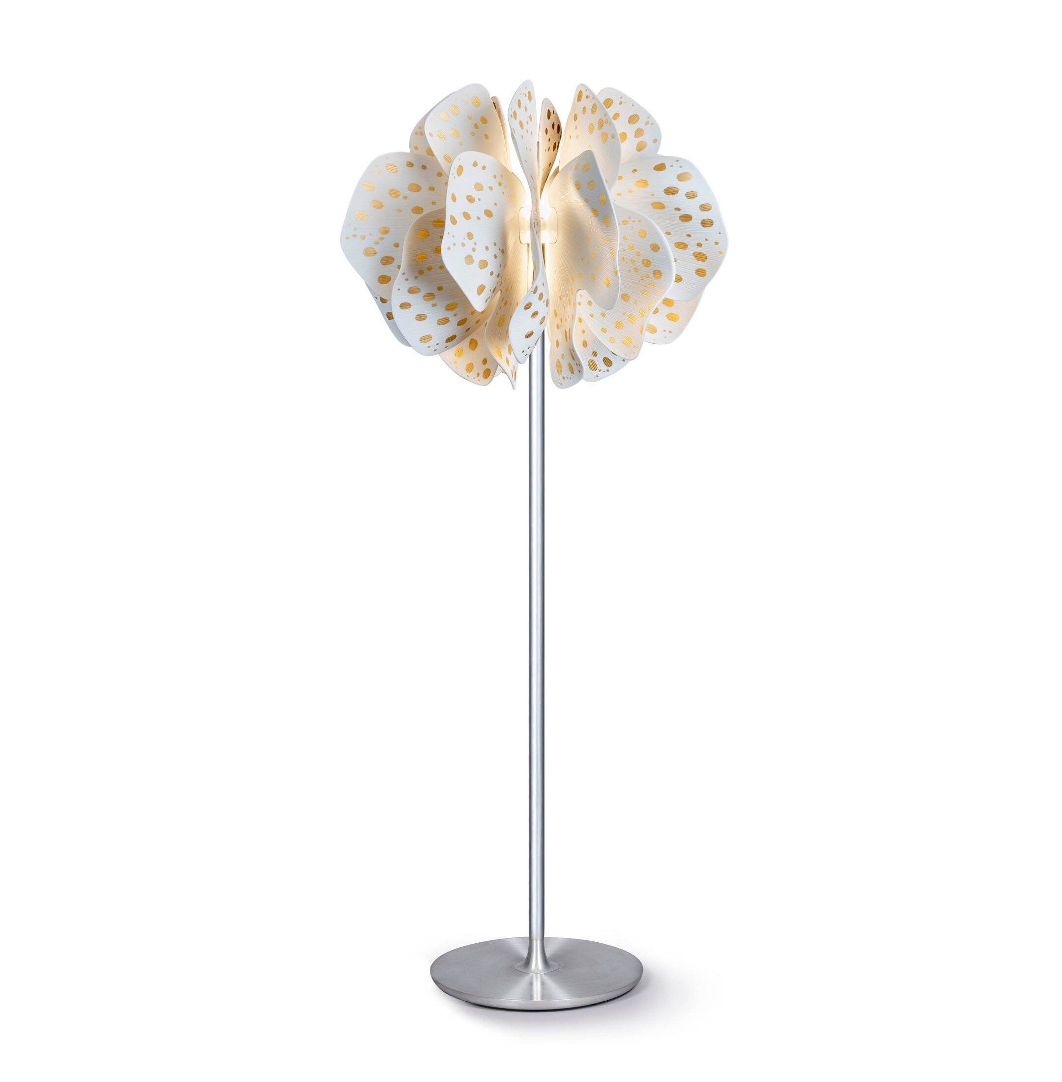 Lampa podłogowa Nightbloom (biało-złota) (CE) Lampa podłogowa Nightbloom (biało-złota) (CE)