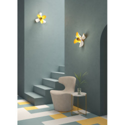 Lampa ścienna Blossom (biało-złota) (CE / UK / CCC Lampa ścienna Blossom (biało-złota) (CE / UK / CCC