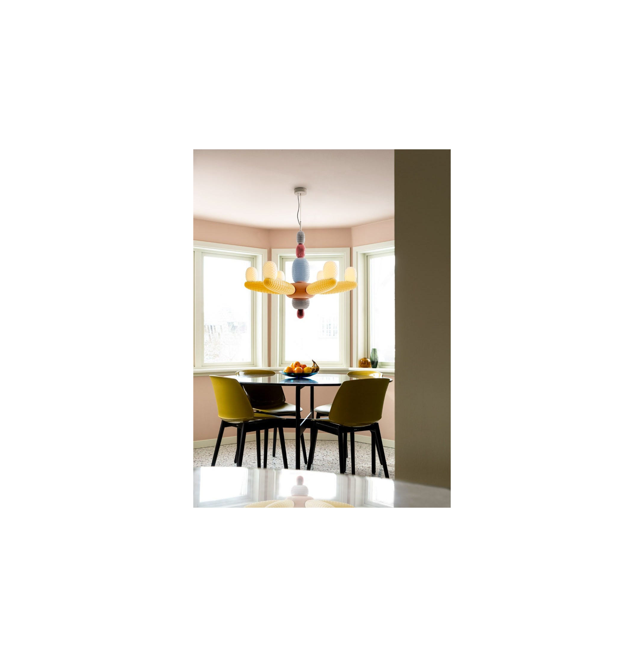 Żyrandol Soft Blown (żółty) (CE/UK) Żyrandol Soft Blown (żółty) (CE/UK)