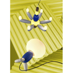 Lampa stołowa Soft Blown (niebieska) (CE) Lampa stołowa Soft Blown (niebieska) (CE)